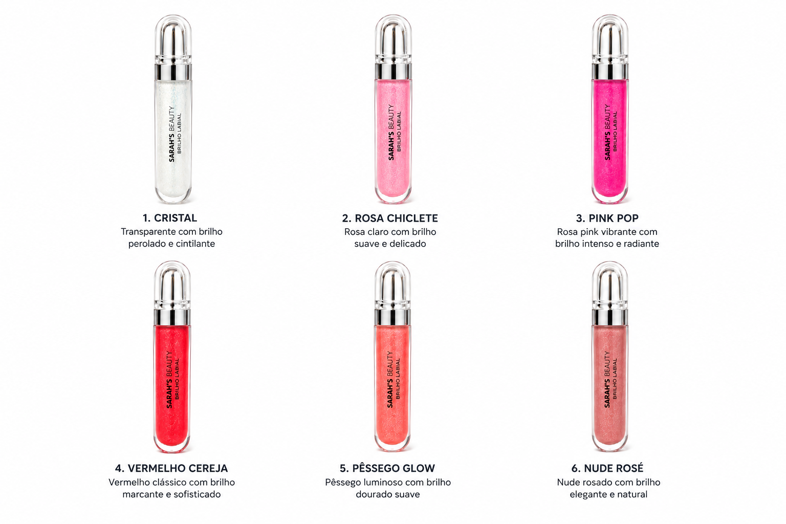 Foto de Gloss Bilho Labial Sarahs Beauty